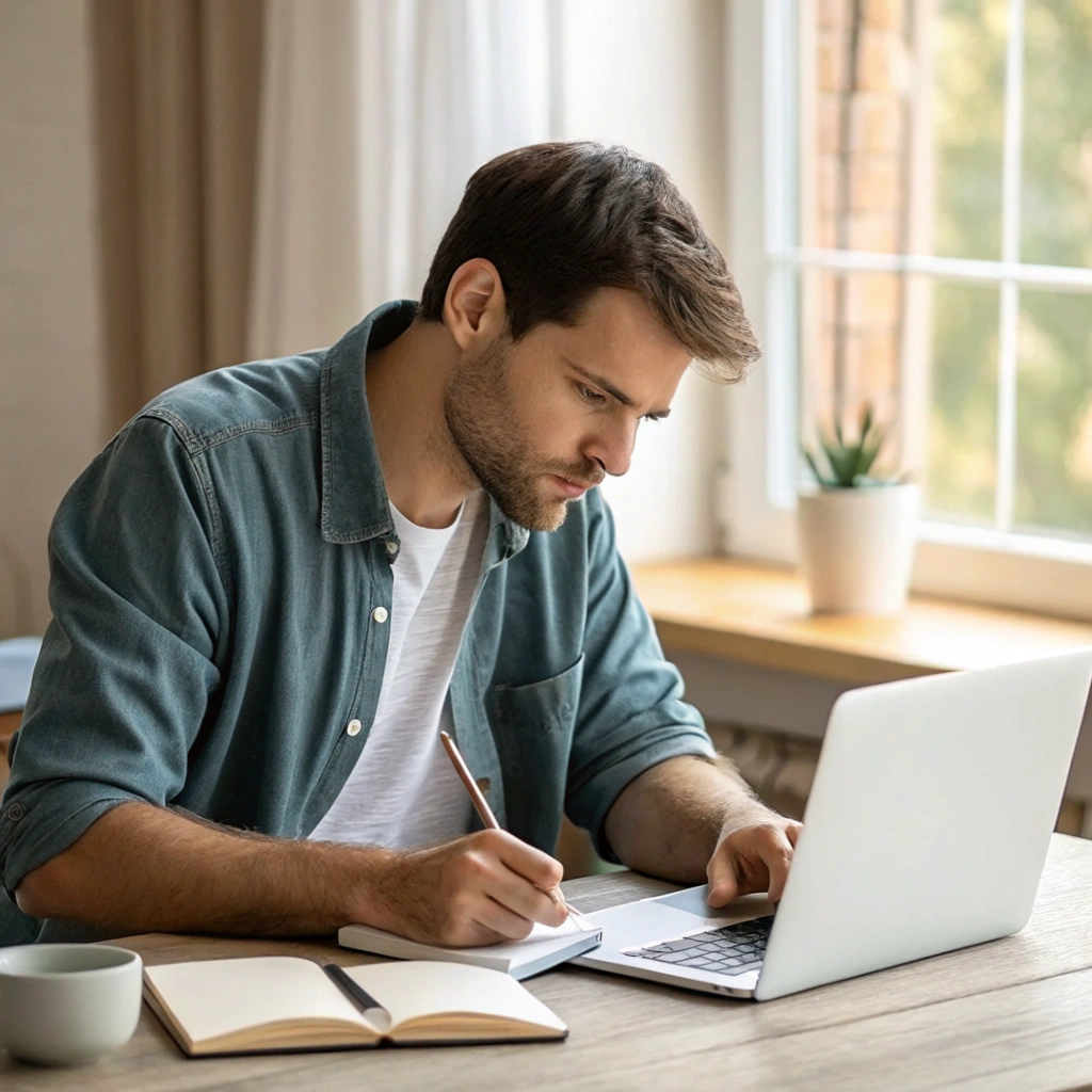 a-guy-writing-content